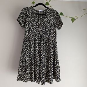 Tiered floral dress